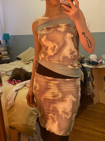 year of the horse tube top/skirt