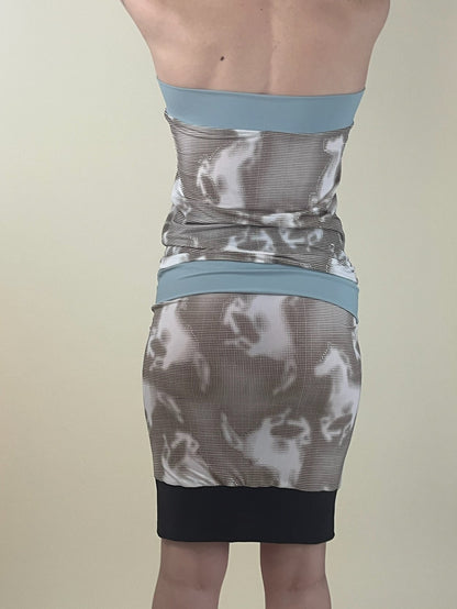 year of the horse tube top/skirt