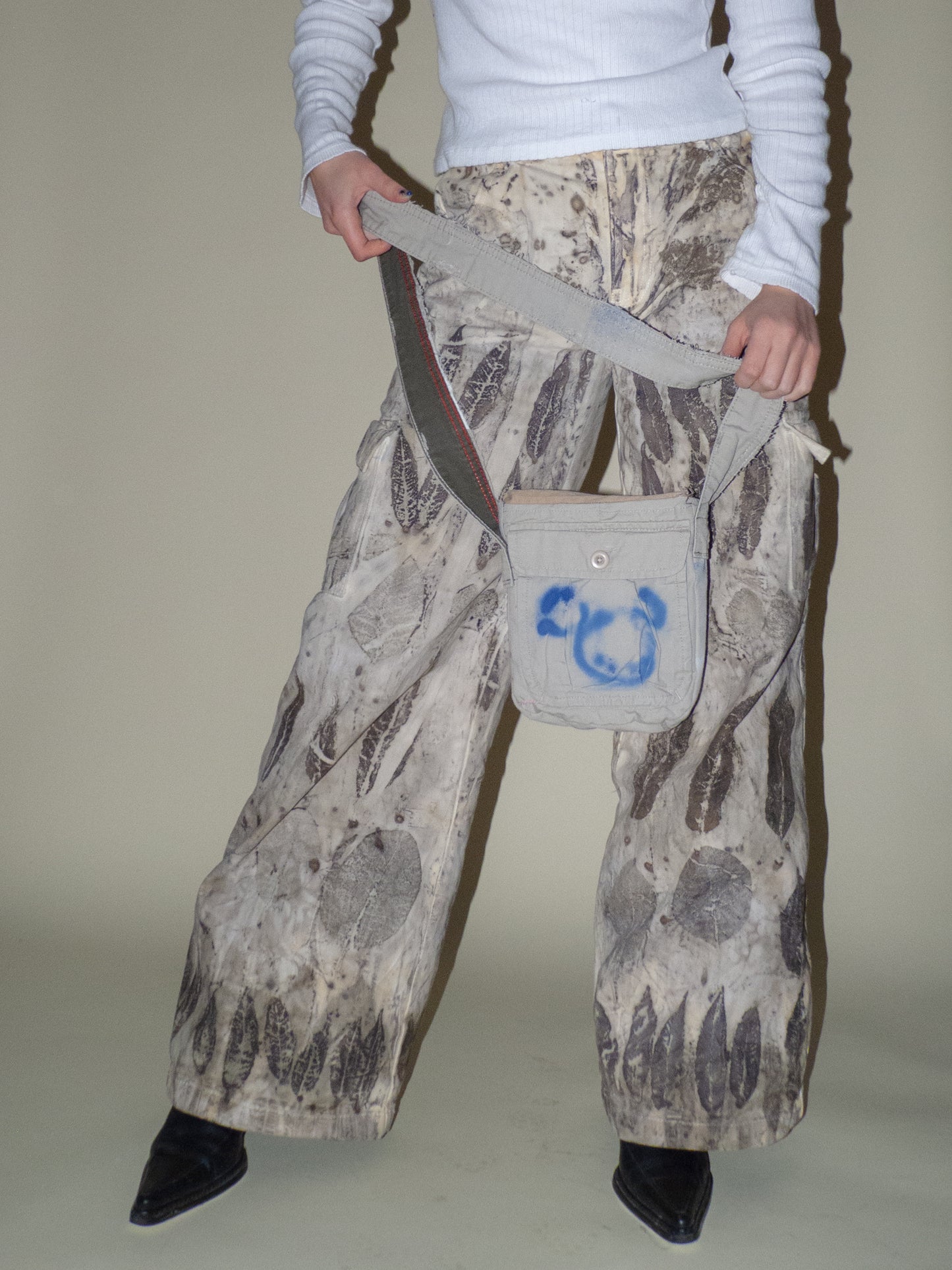 cargo pocket crossbody bag