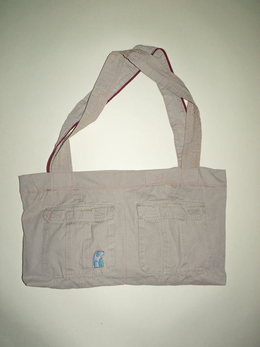 canvas over sized tote